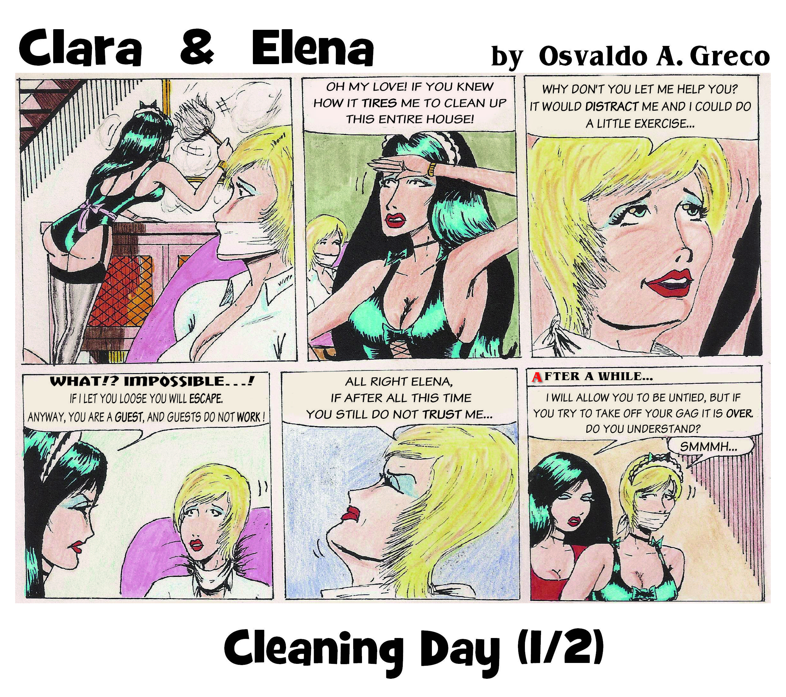 Clara & Elena: Cleaning Day 1