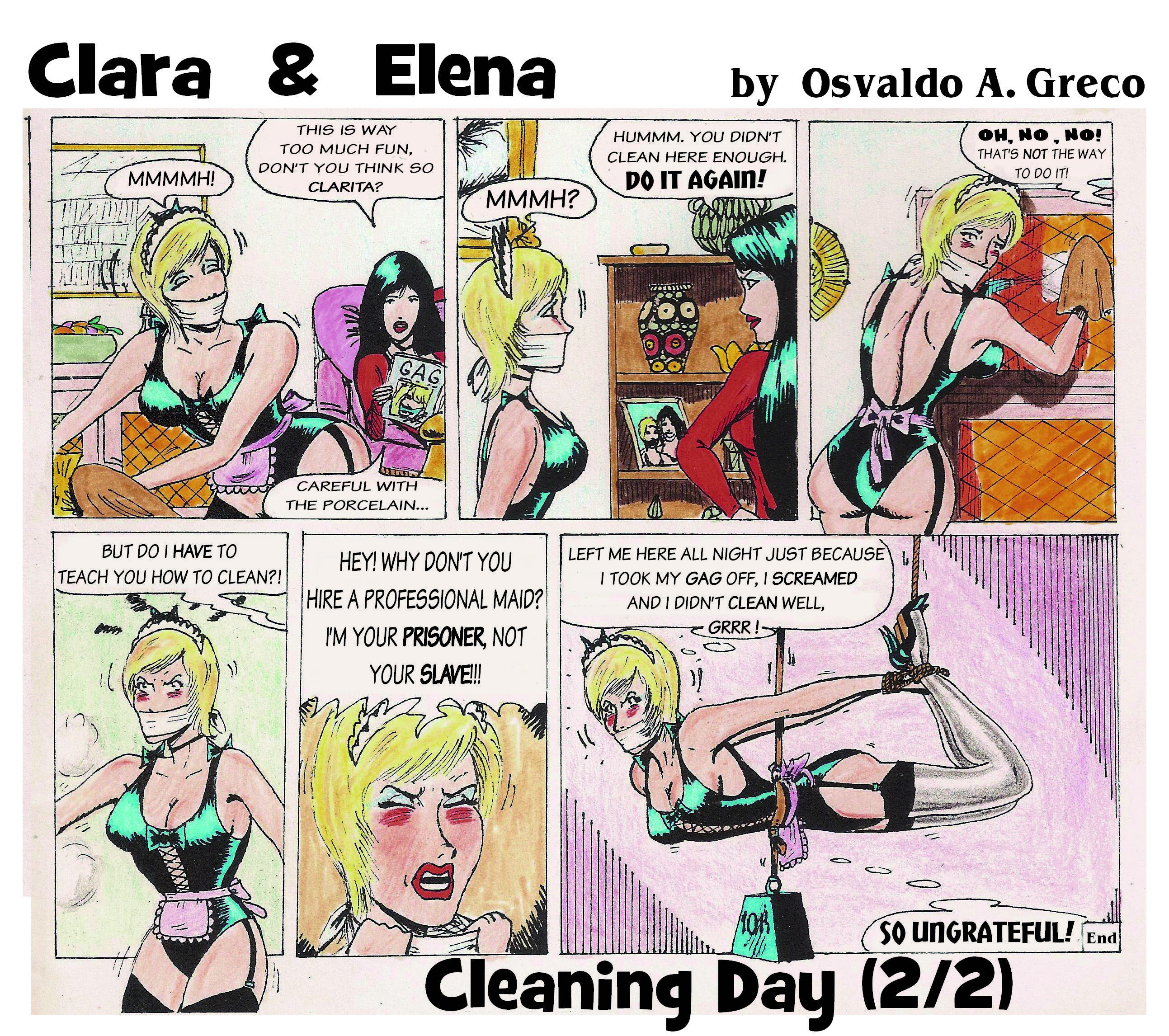 Clara & Elena: Cleaning Day 2
