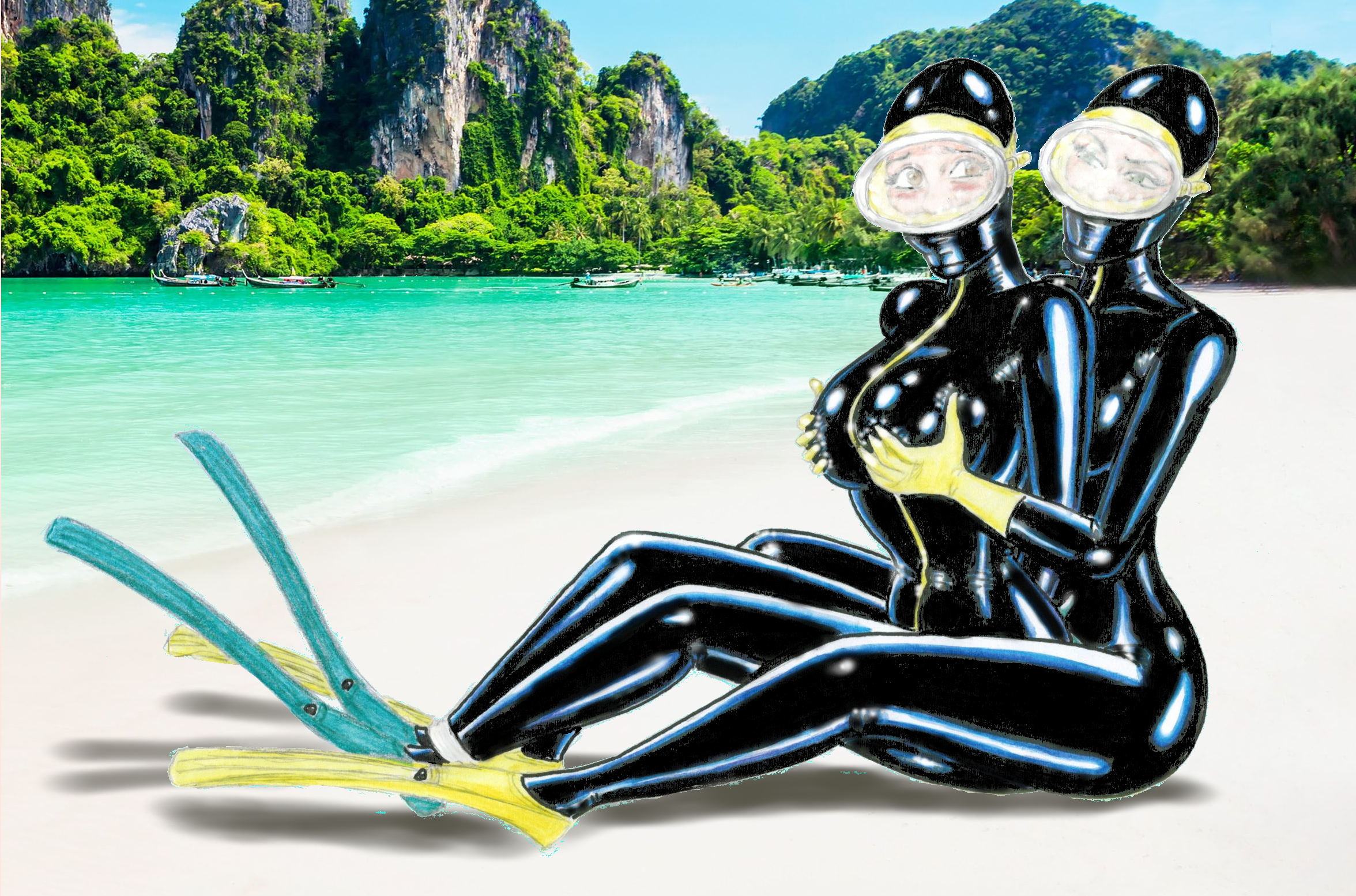 Groping at the Beach