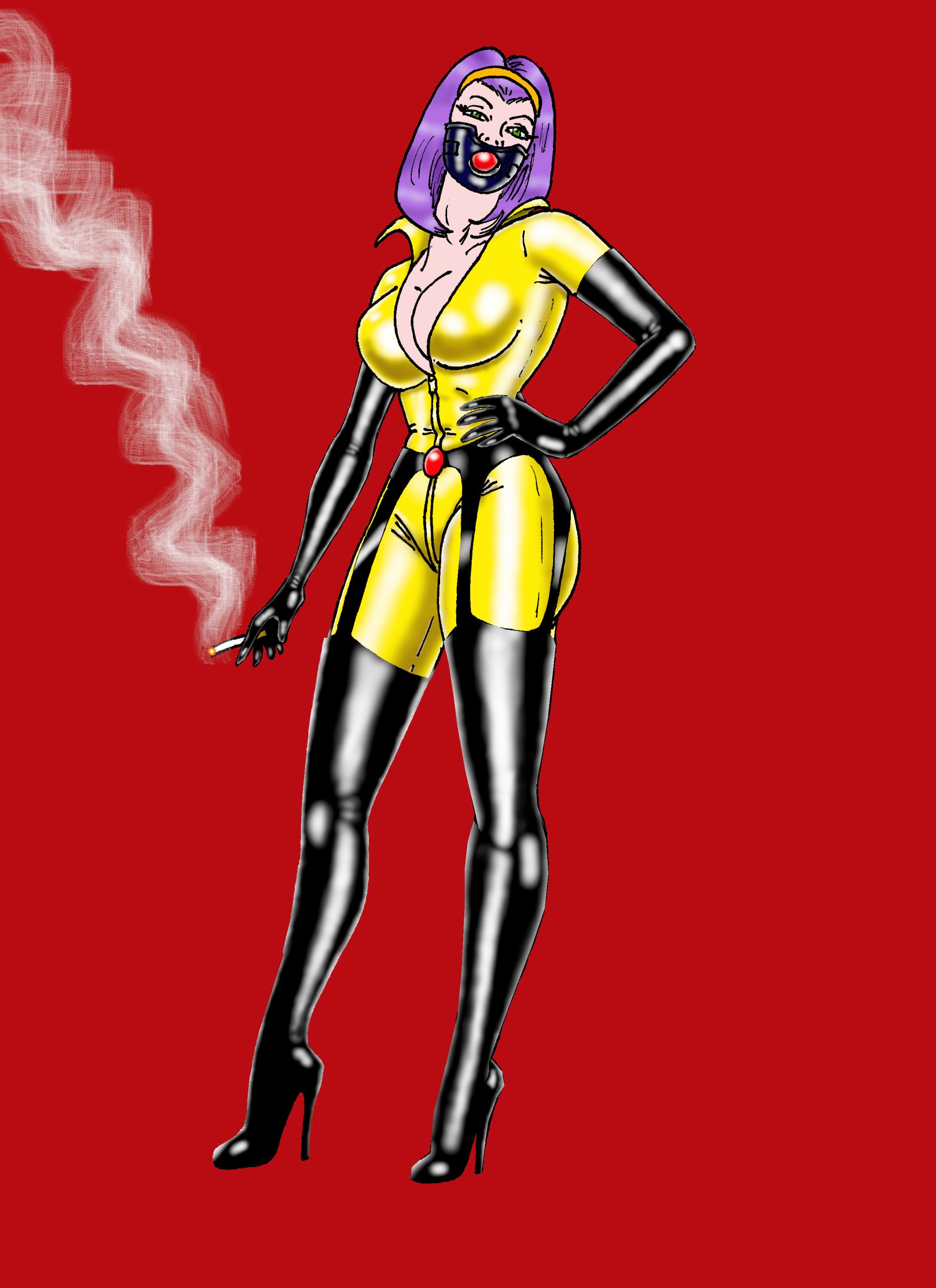 Faye Valentine in Rubber